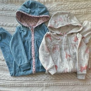 Two Toddler Onesies, size 24 months.